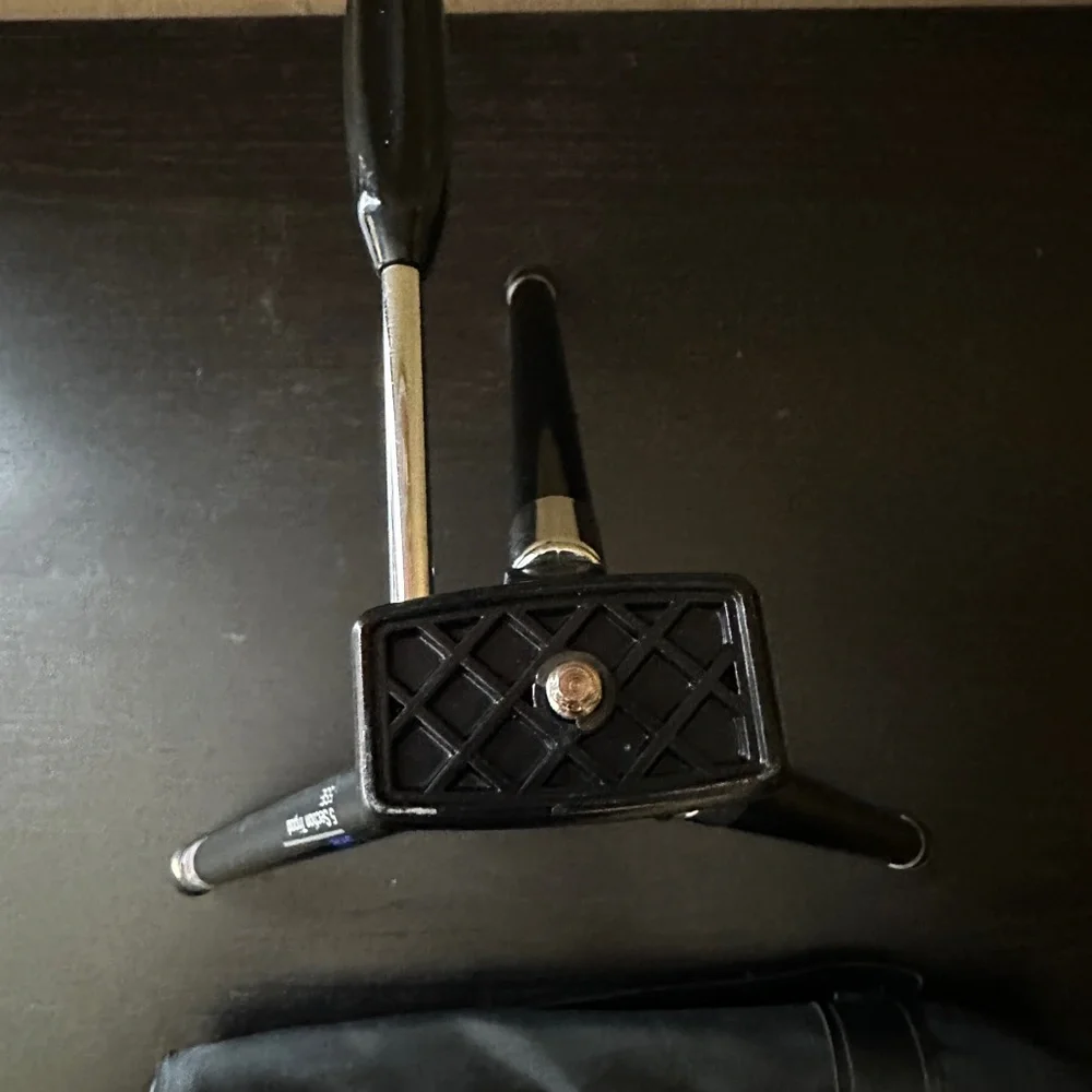 5 section expandable black tripod with carry case 5SE